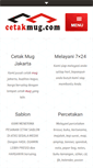Mobile Screenshot of cetakmug.com